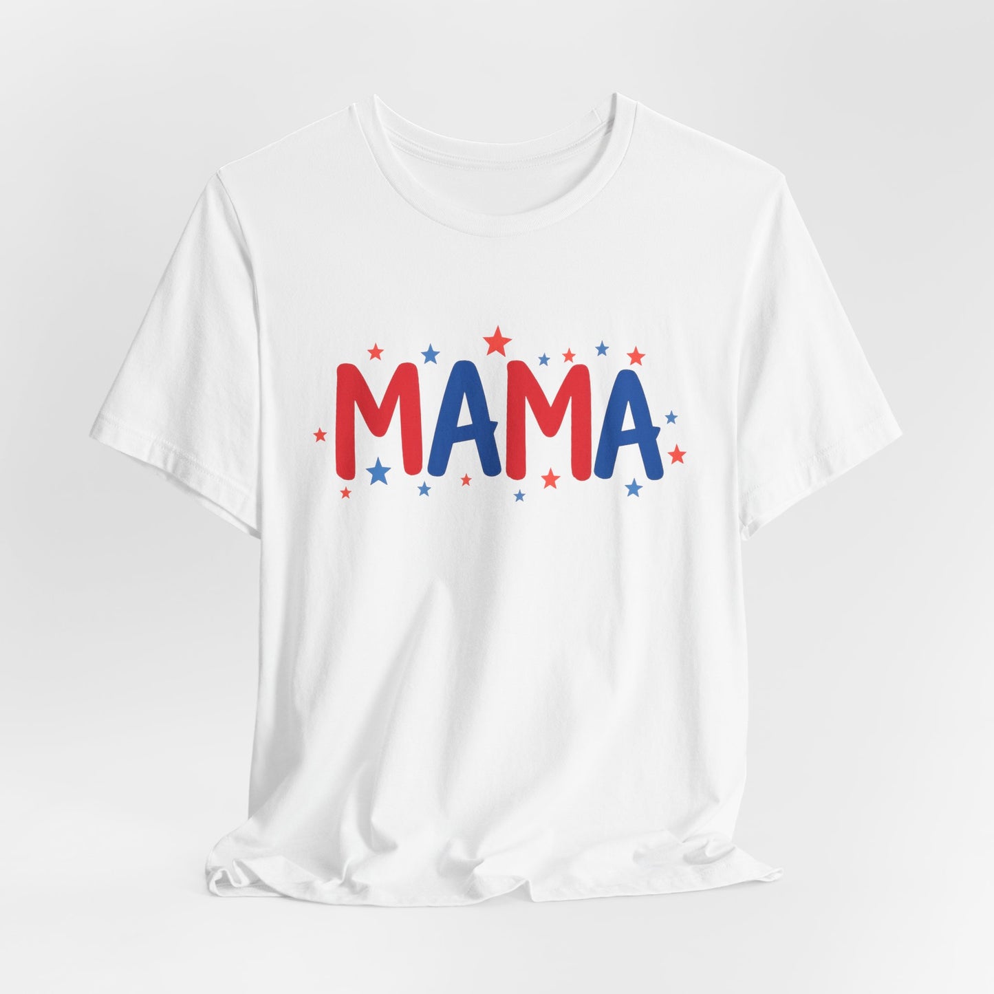 Red White & Blue "MAMA" Graphic Tee