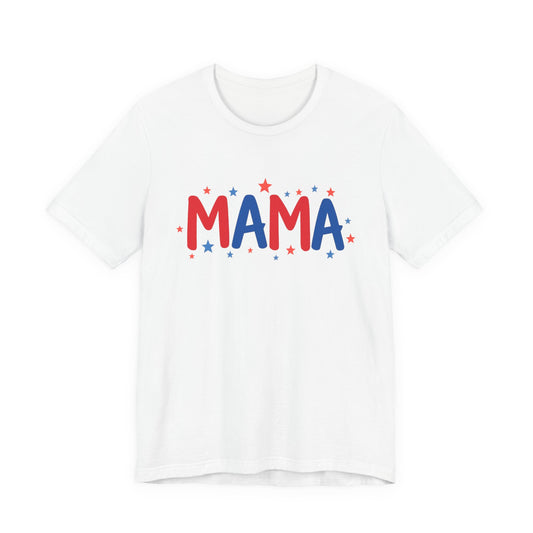 Red White & Blue "MAMA" Graphic Tee