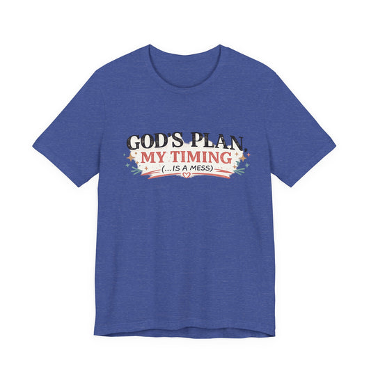 Gods Plan My Timing Graphic Tee