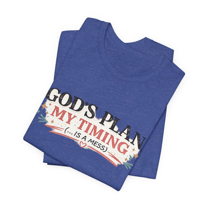 Gods Plan My Timing Graphic Tee