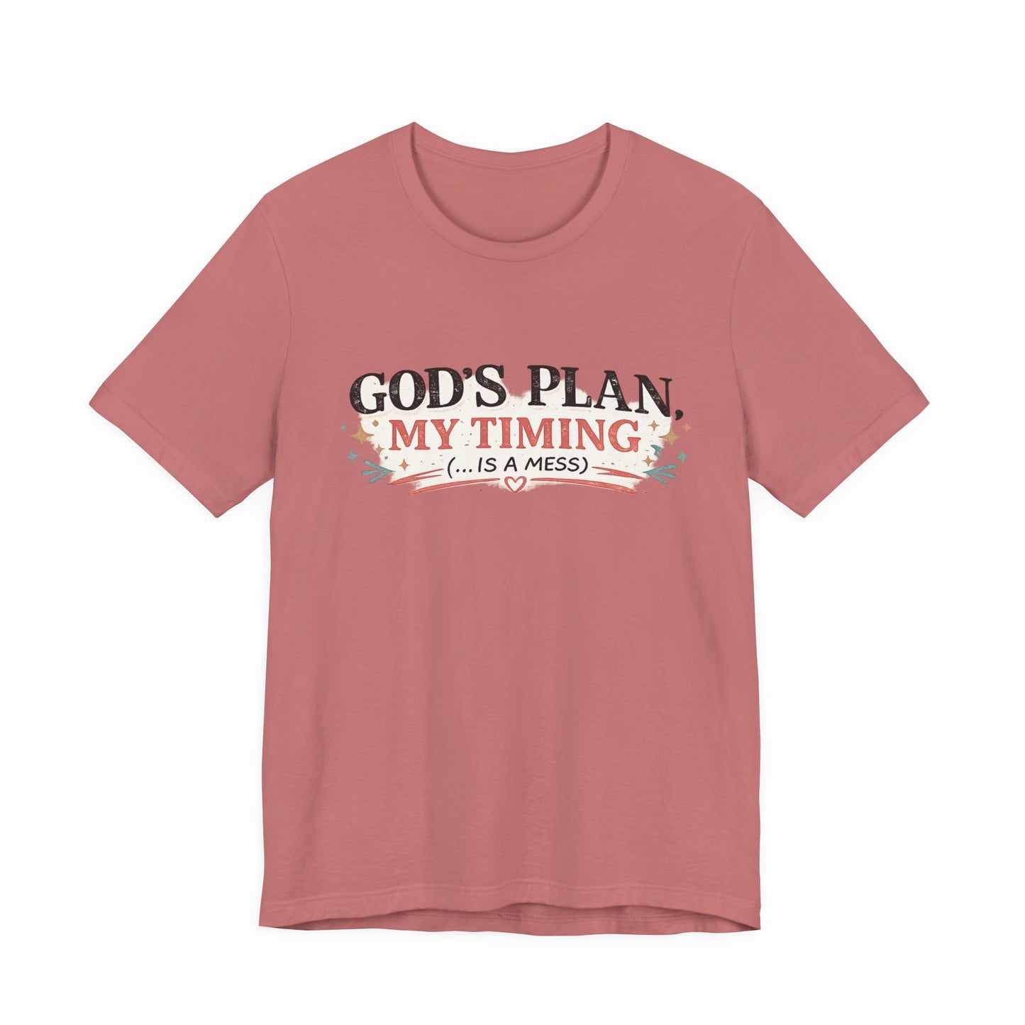 Gods Plan My Timing Graphic Tee