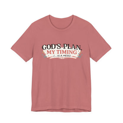 Gods Plan My Timing Graphic Tee