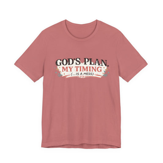 Gods Plan My Timing Graphic Tee