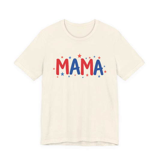 Red White & Blue "MAMA" Graphic Tee