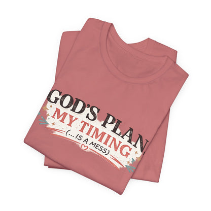 Gods Plan My Timing Graphic Tee