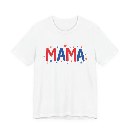 Red White & Blue "MAMA" Graphic Tee