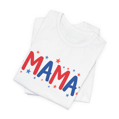 Red White & Blue "MAMA" Graphic Tee