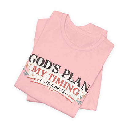Gods Plan My Timing Graphic Tee