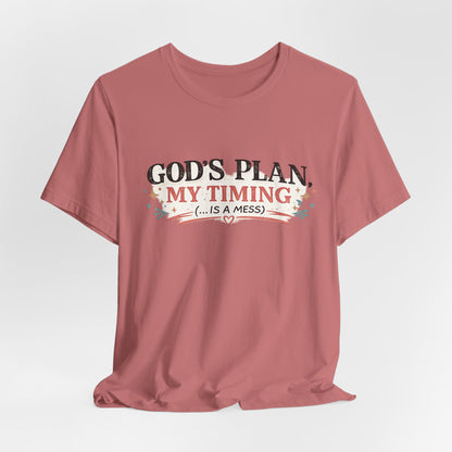 Gods Plan My Timing Graphic Tee